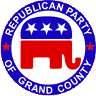 Sponsor • Constitution Week, Grand Lake, Colorado: Logo for the Republican Party of Grand County.
