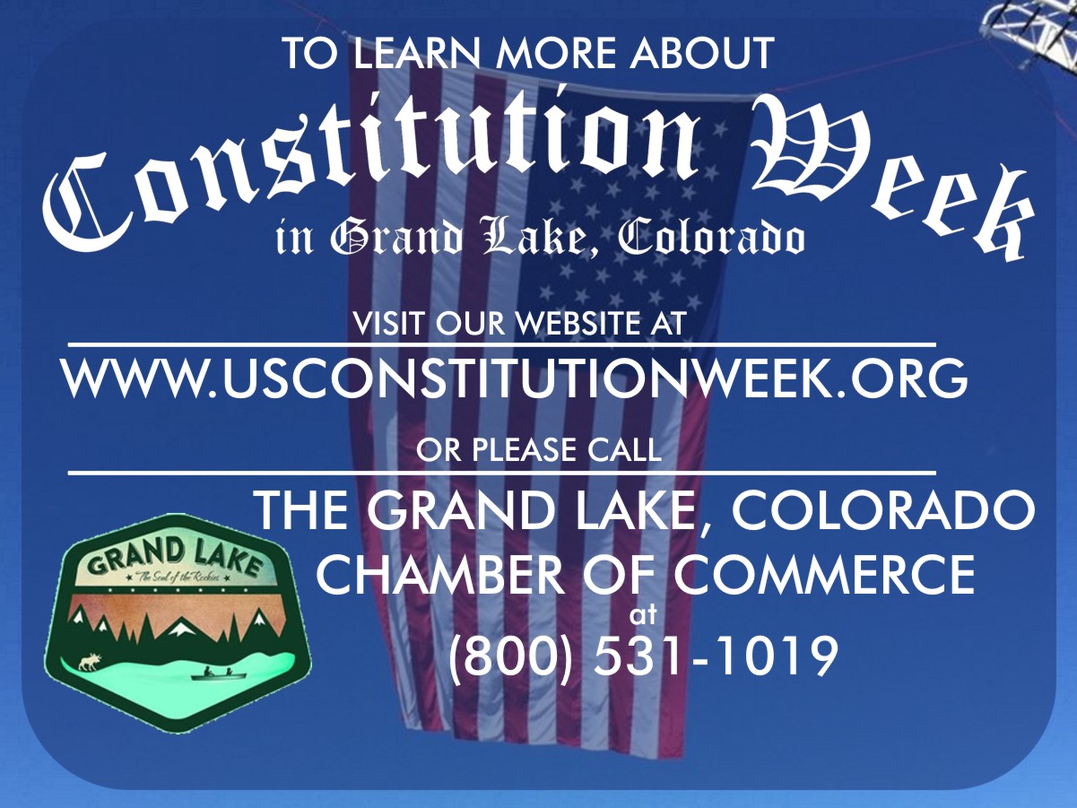PHOTOS U.S. Constitution Week in Grand Lake, Colorado the Premier and